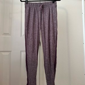 Purple joggers